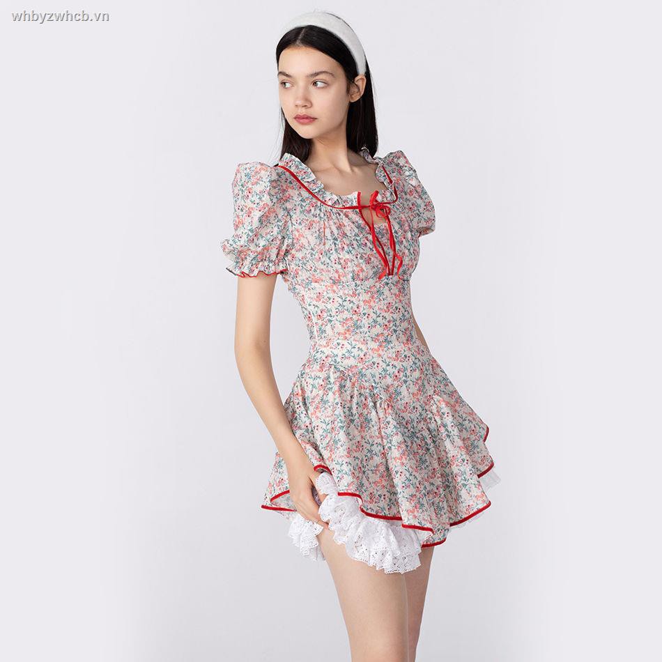 Đầm Nữ Tay Phồng Phối Ren Hoa Thời Trang 2021 | BigBuy360 - bigbuy360.vn