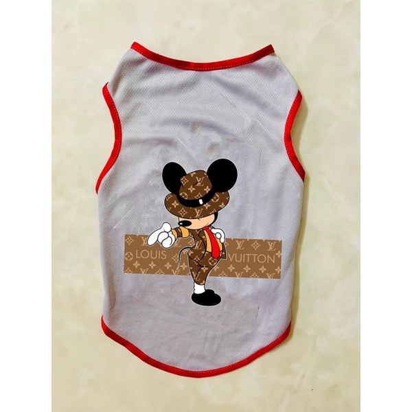 ÁO THÚ CƯNG MICKEY LOUIS VUITTON SIÊU XINH GIÁ RẺ