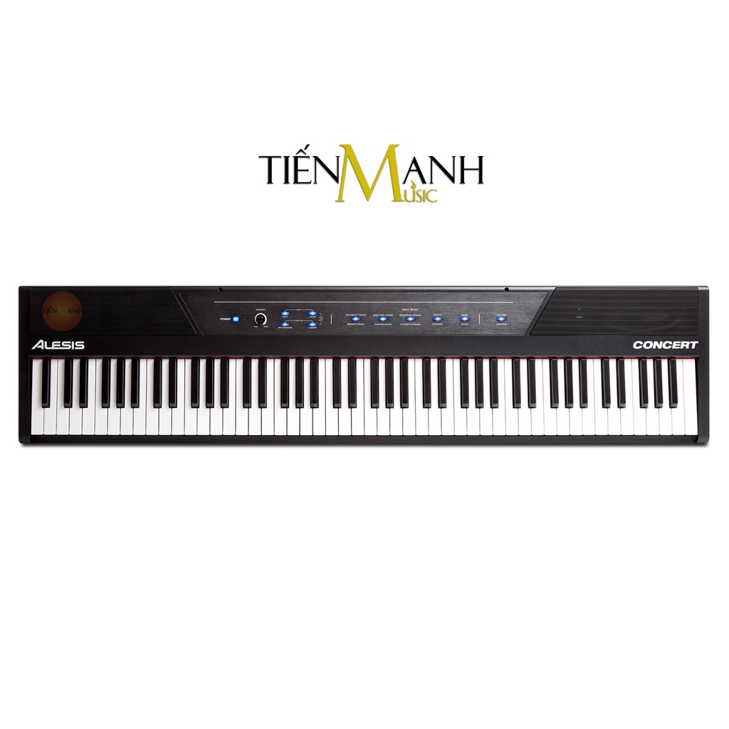 [Chính Hãng USA, Tặng Sticker] Đàn Piano Điện Alesis Concert - 88 Phím nặng Cảm ứng lực Có Loa