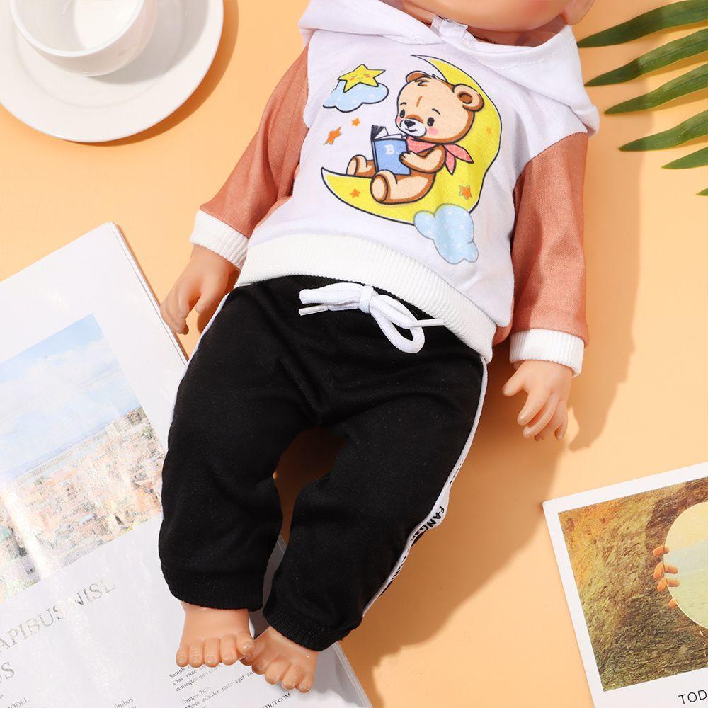 RAINBOW Bộ Đồ Thể Thao Gồm Áo Hoodie Và Quần Dài Dành Cho Búp Bê