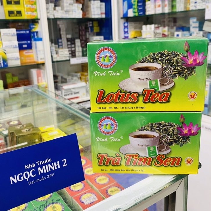 ✅ [Chính Hãng] Trà Tim Sen LOTUS TEA ( hộp 20 gói ) hàng công ty VĨNH TIẾN
