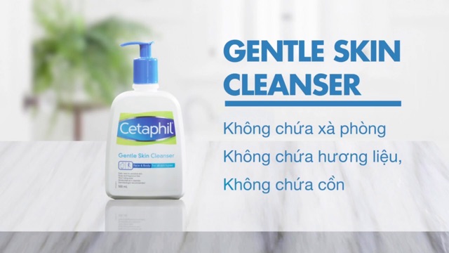 Sữa rửa mặt dịu Cetaphil Gentle Cleanser 500ml