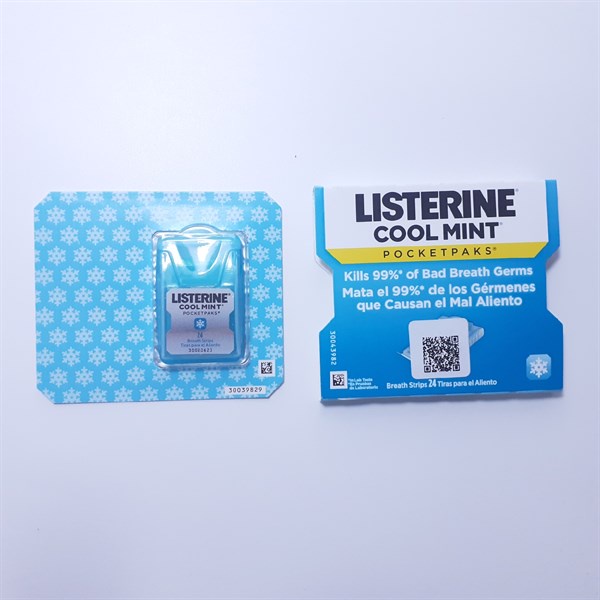 Miếng ngậm thơm miện Listerine Cool Mint/ Freshburst vỉ 1 -3 hộp