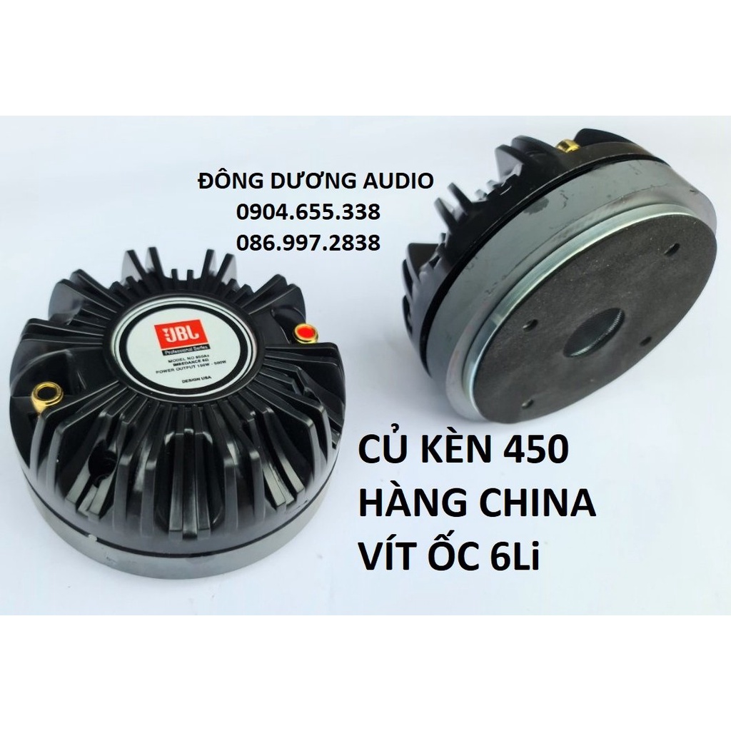 GIÁ 1 ĐÔI LOA TRÉP 450 JBL NHẬP KHẨU CHINA TỪ 115 COIL 44.4 ĐỒNG TRÒN - BẮT ỐC 6 LY