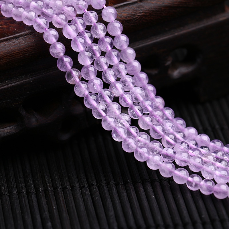 4a pha lê oải hương tự nhiên thạch anh tím hạt rời pha lê diy