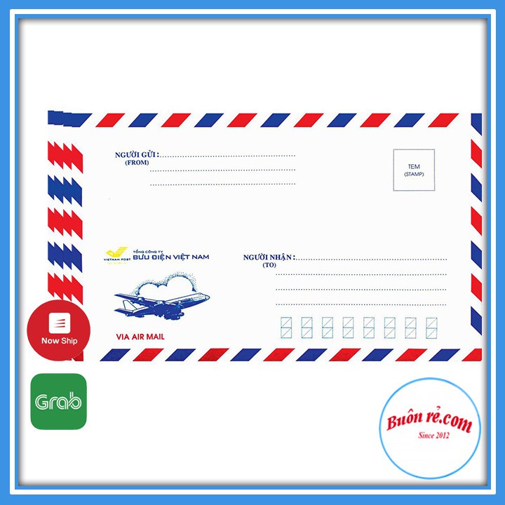 1 Tập ( Khoảng 50 chiếc) Phong Bì Bao Thư Sọc Ngắn 00117