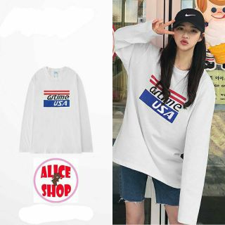 Áo thun dài tay nữ thu đông họa tiết phong cách Châu Âu NELLY HEYBIG