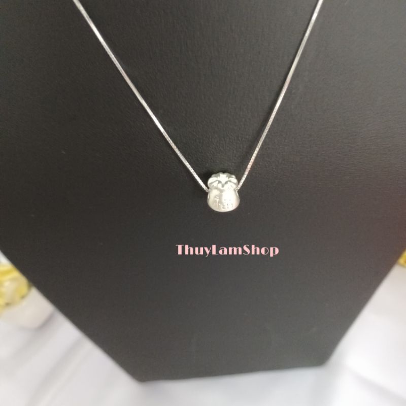 Vòng cổ dây chuyền bạc 925 chum túi tiền tài lộc vĩnh viễn bảo hành