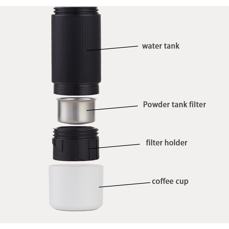 BINCOO Máy Nén Cà Phê Espresso Mini Cầm Tay Tiện Lợi Máy pha cà phê espresso bằng tay