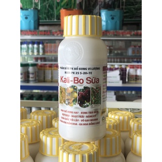 Phân bón bổ sung vi lượng nnv-pk 25-5-20 + te kali - bo sữa
