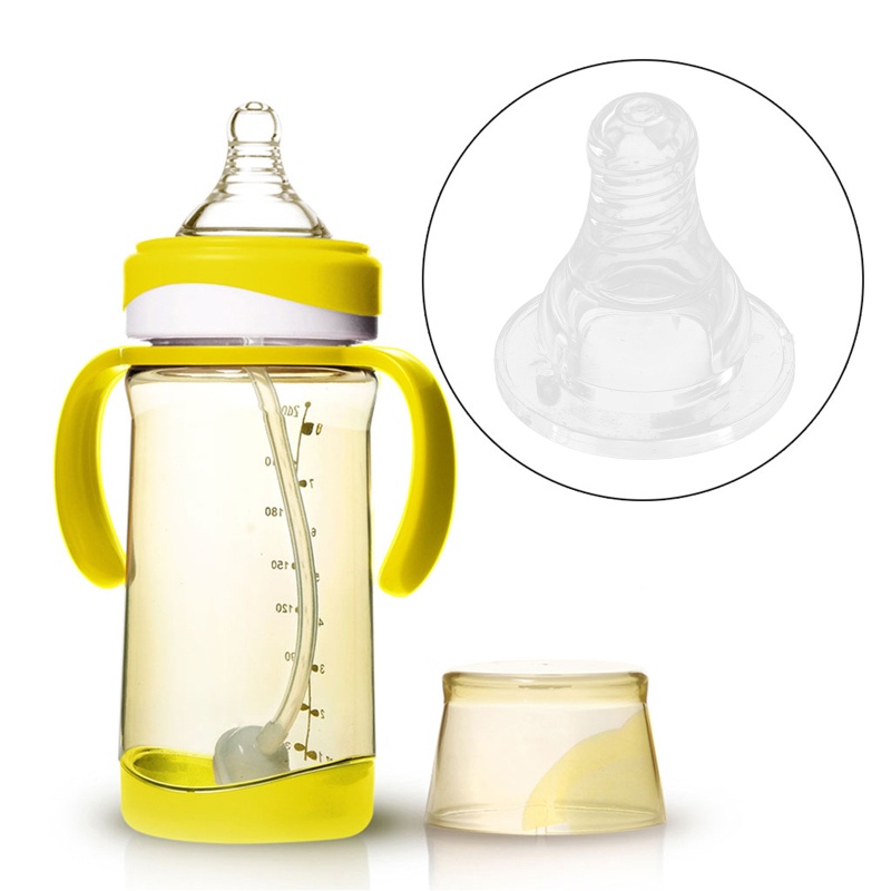 Núm Ti Giả Bằng Silicon Mềm Kích Thước Tiêu Chuẩn Thay Thế Cho Bình Sữa Em Bé Sơ Sinh