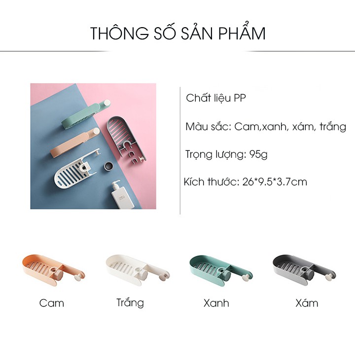 Giá để giẻ rửa bát gắn vòi sen tiện lợi đa chức năng BETA HOME B008 | BigBuy360 - bigbuy360.vn