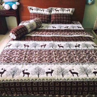Drap Trải Giường Bọc Đệm M8 4 Món