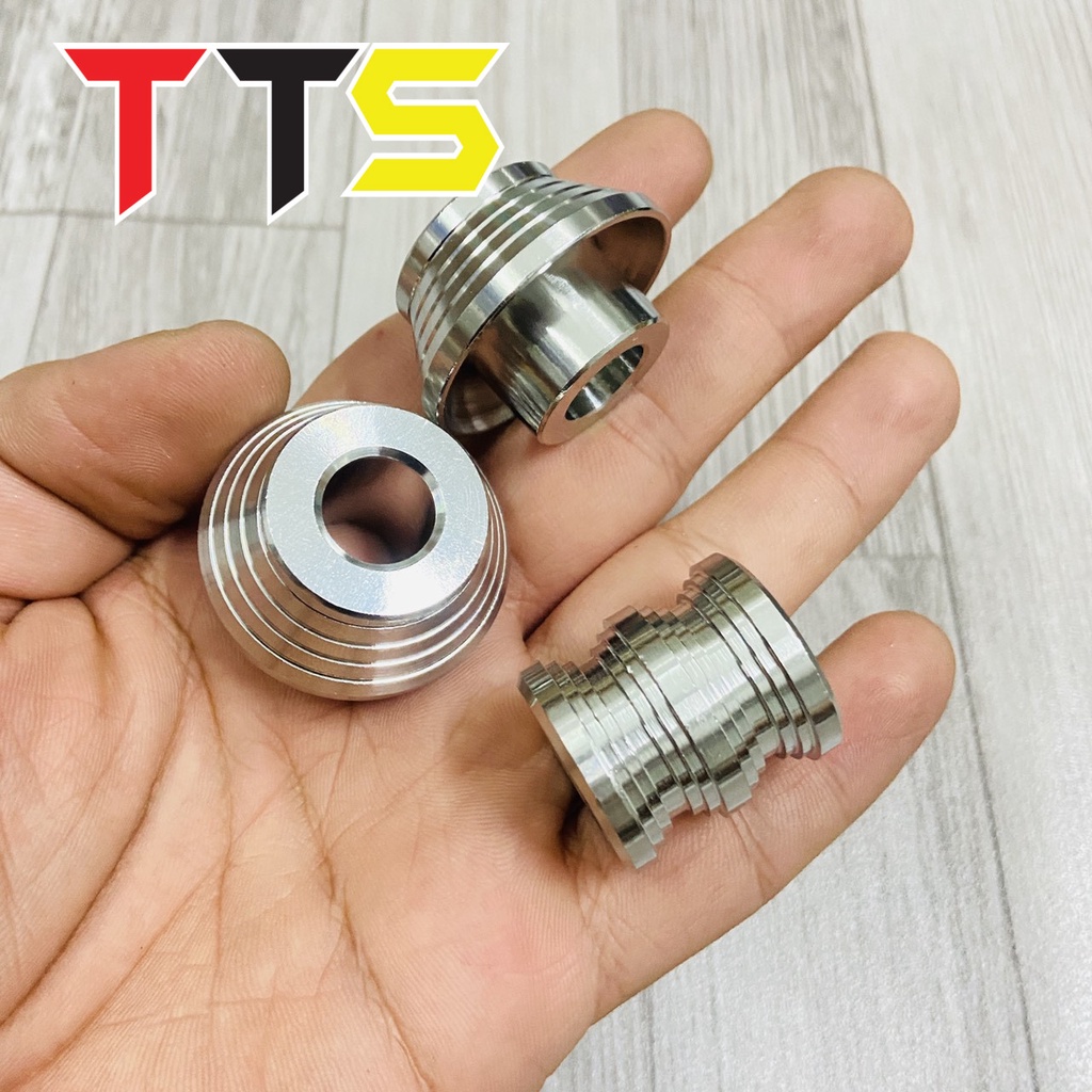 Bộ 3 cục canh trước sau inox 304 xe FU LED, FUTURE 125, NEO sử dụng đồng hồ điện tử