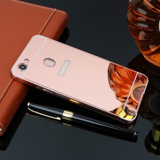 Ốp lưng Oppo F7 tráng gương mạ vàng