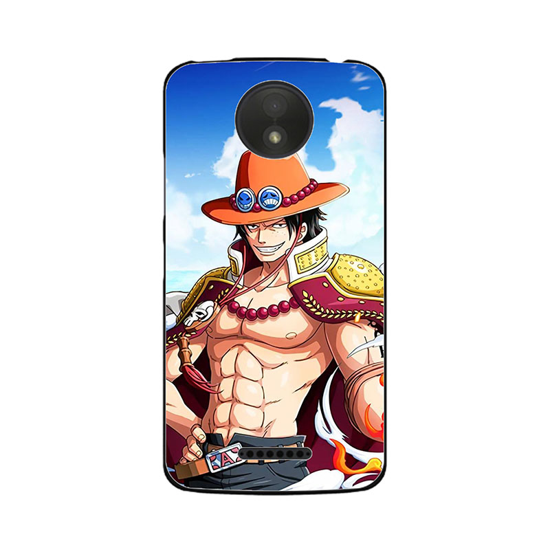 Fashion One Piece Cartoon Case For Motorola C XT1750 XT1754 XT1755 XT1758 Moto C Plus XT1754 XT1723 Cover Zoro Soft Shell