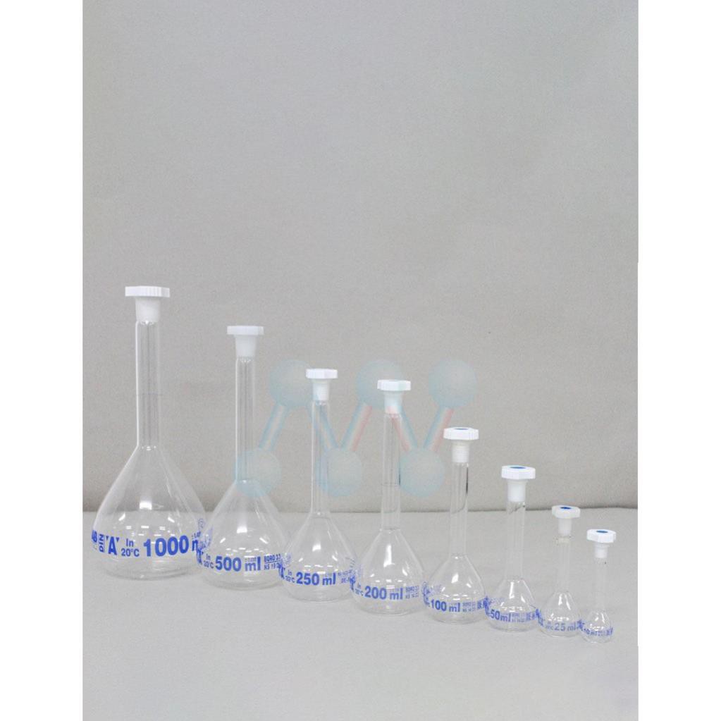 Bình đong chất lỏng chính xác- Bình định mức của Đức 100ml