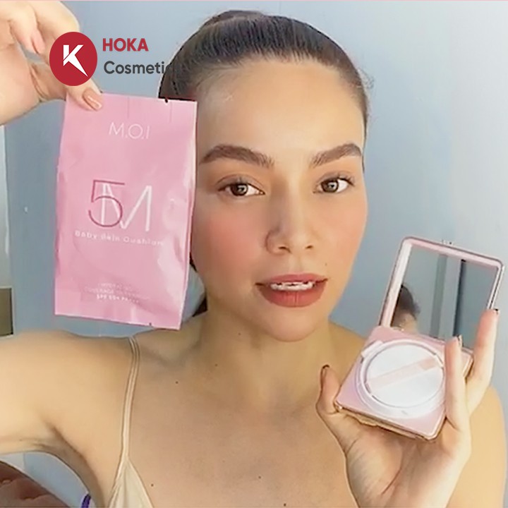 Phấn Nước Cushion M.O.I Hồ Ngọc Hà 5 Trong 1  Dưỡng Da Chống Nắng Che Khuyết Điểm Phấn Phủ | BigBuy360 - bigbuy360.vn
