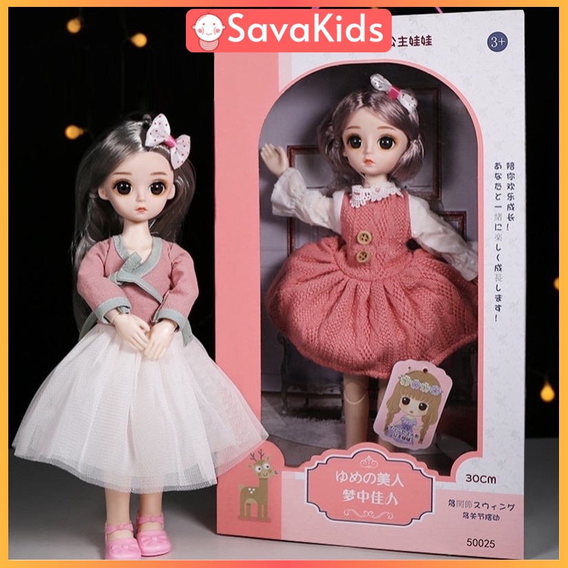 Búp bê Bjd cao 30cm dễ thương cho bé SAVAKIDS