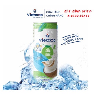 COMBO 6 LON SỮA DỪA VIETCOCO 240ML (Date mới)