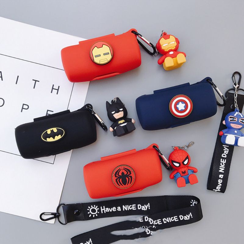 Hộp đựng tai nghe Bluetooth silicon họa tiết hoạt hình dễ thương