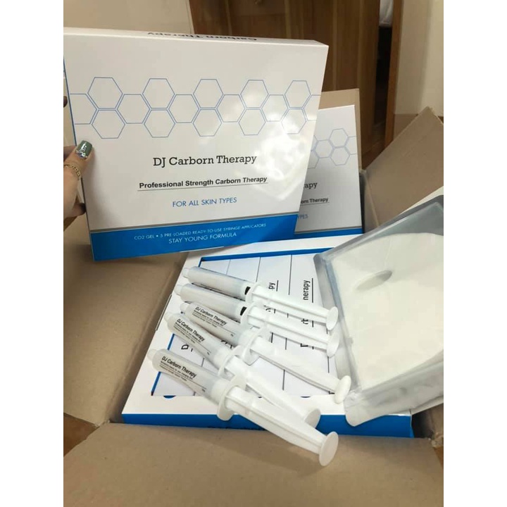Mặt nạ thải độc CO2, thải độc da DJ CARBON THERAPY làm sạch bụi bẩn da