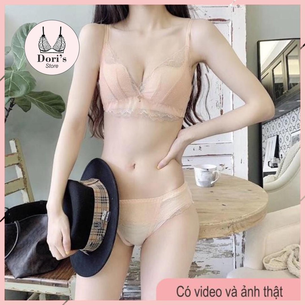 Bộ Đồ Lót, Áo Lót Nâng Ngực Ren Mây Quyến Rũ AL15