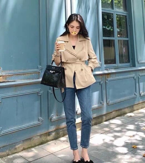 [Hàng oder 10-12 ngày] Áo khoác dáng ngắn TREND COAT ( có sẵn sz XS) | BigBuy360 - bigbuy360.vn