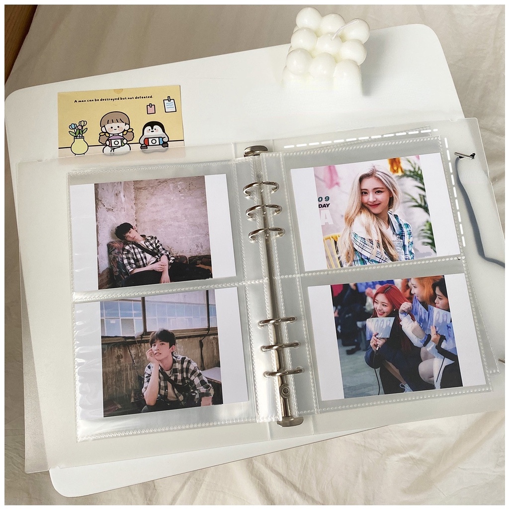 Cuốn binder A5 và sheet nhiều kích thước đựng card, postcard, ticket, bookmark..