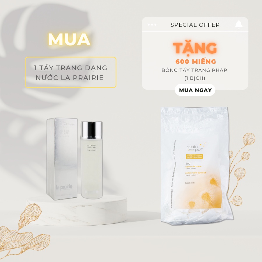 Nước Tẩy Trang ❣️FREESHIP❣️ Tẩy trang La Prairie Crystal Micellar Water