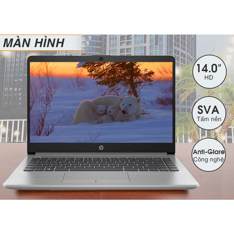 Laptop HP 245 G8 (469W0PA) (R3 5300U/4GB RAM/512GB SSD/14 HD/Win10/Bạc) | WebRaoVat - webraovat.net.vn