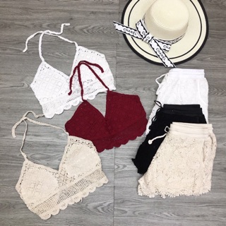 Sét bikini ren