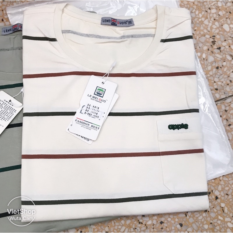 Áo phông cộc tay cổ tròn nam trung niên chất đẹp có size 90kg