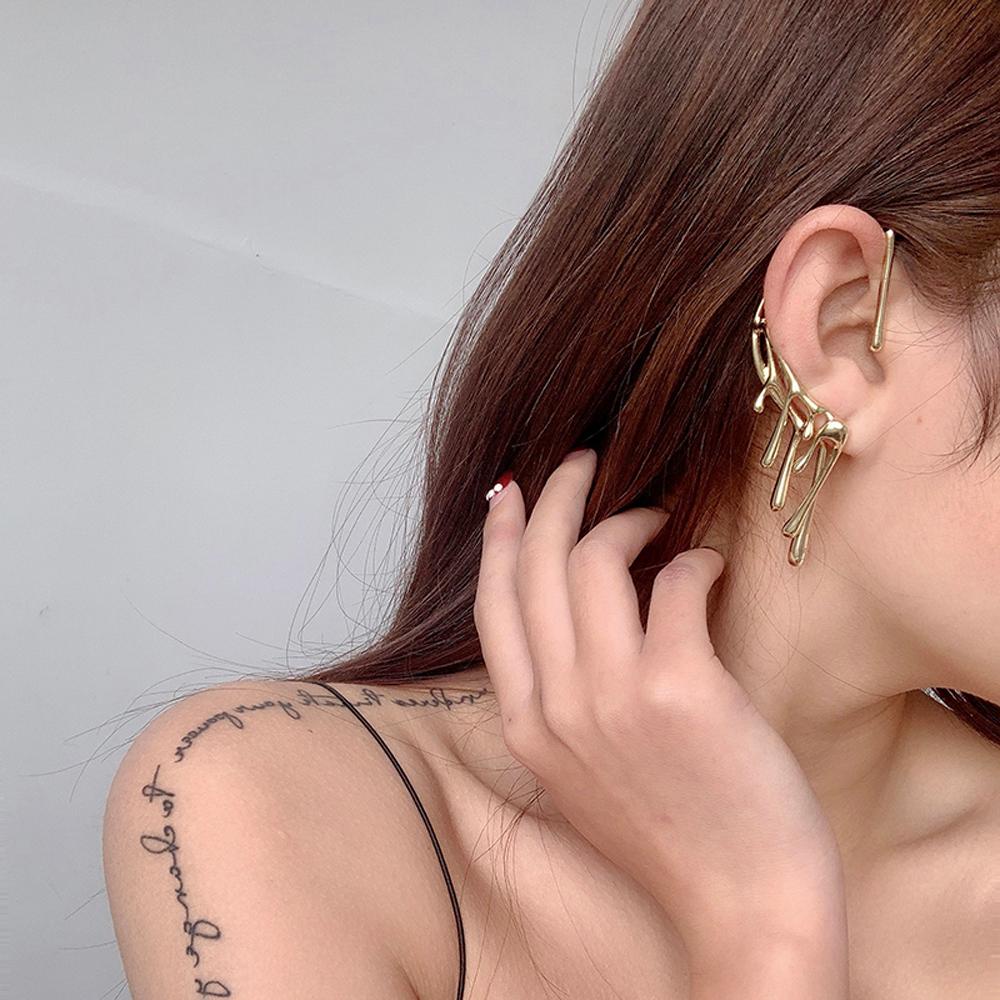 Bông Tai Dạng Móc Phong Cách Punk Hip hop Cá Tính Cho Nữ