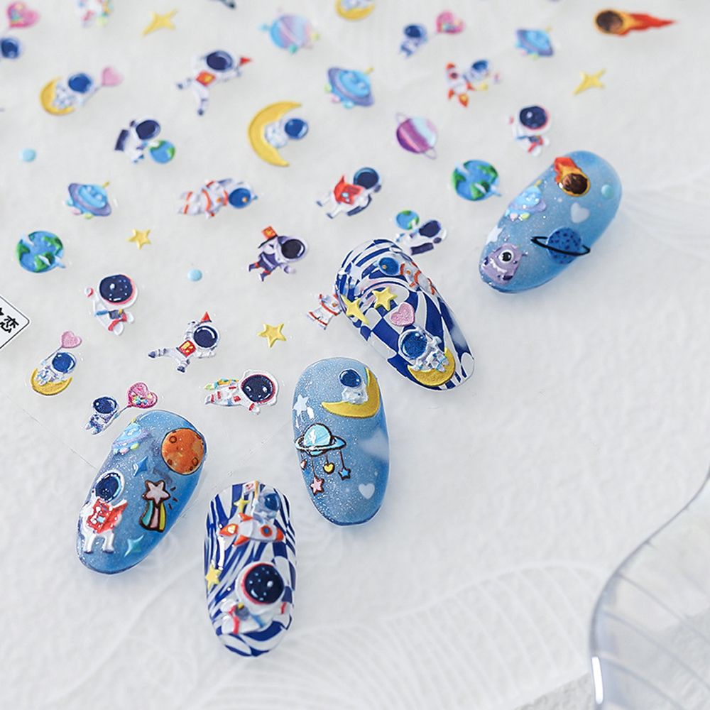 [Hàng mới về] Sticker trang trí móng hình hoạt hình 5d DIY