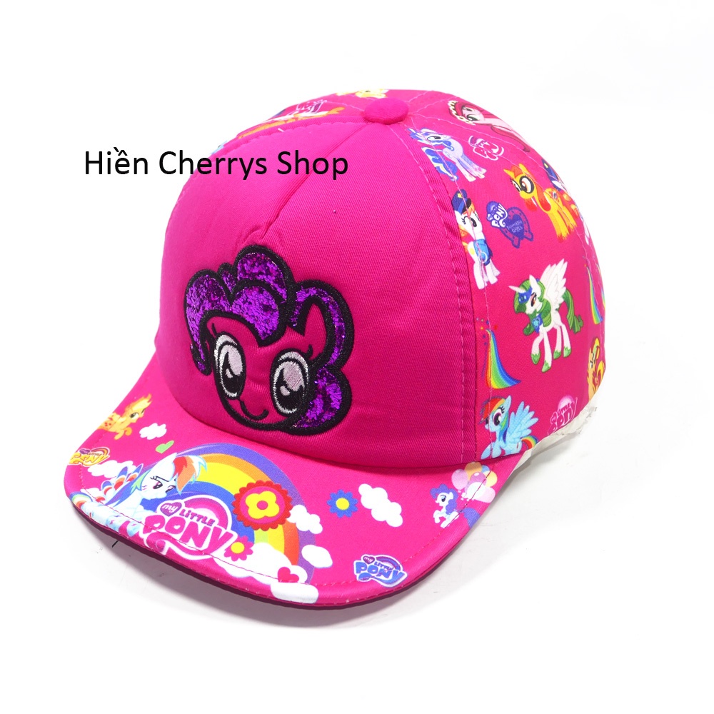 Nón kết nhí con ngựa My Little Pony cho trẻ em - Chất liểu vải Cotton cao cấp tạo cảm giác êm ái cho bé