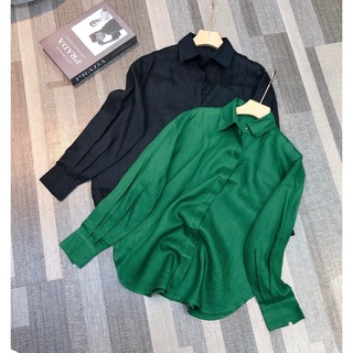 ÁO SOMI TAY DÀI LINEN