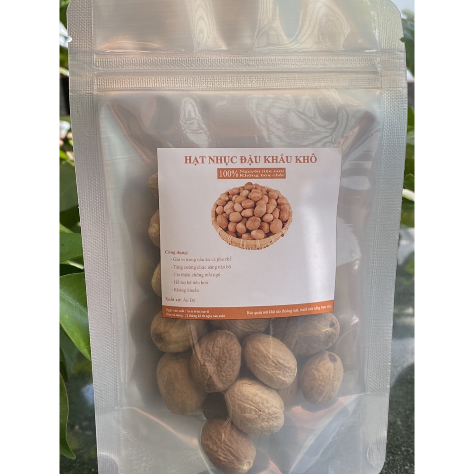 Hạt nhục đậu khấu Nutmeg, gia vị nấu ăn