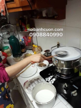 Nồi bánh cuốn đa năng Happy Kitchen-28cm