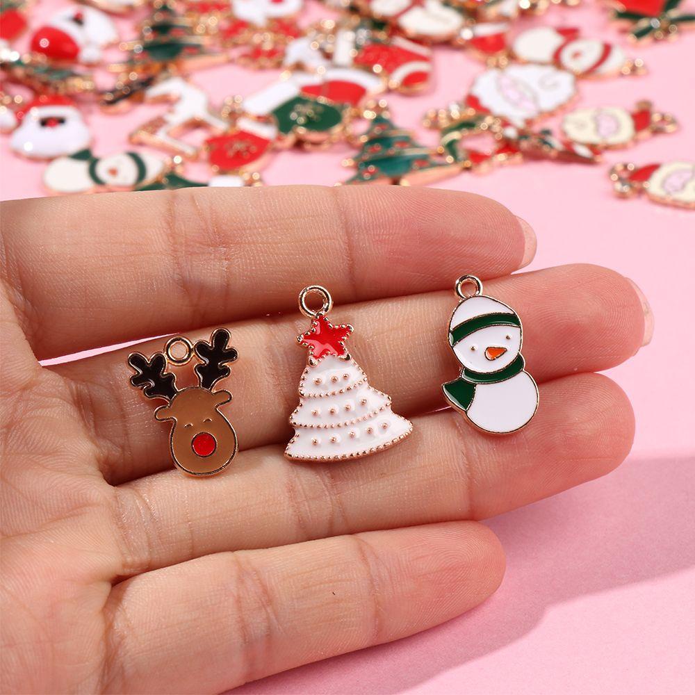 JONYE Phụ Kiện Treo Trang Trí Giáng Sinh Hình Người Tuyết Và Tuần Lộc DIY
