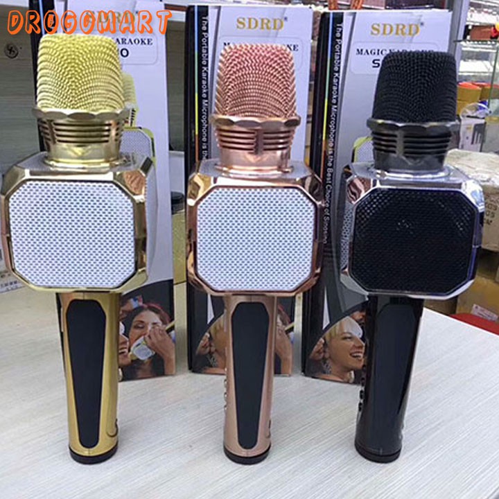 ( FREESHIP 99K ) Micro karaoke kiêm loa bluetooth SD-10 Model 2019 Cực hay Bảo Hành 6 tháng