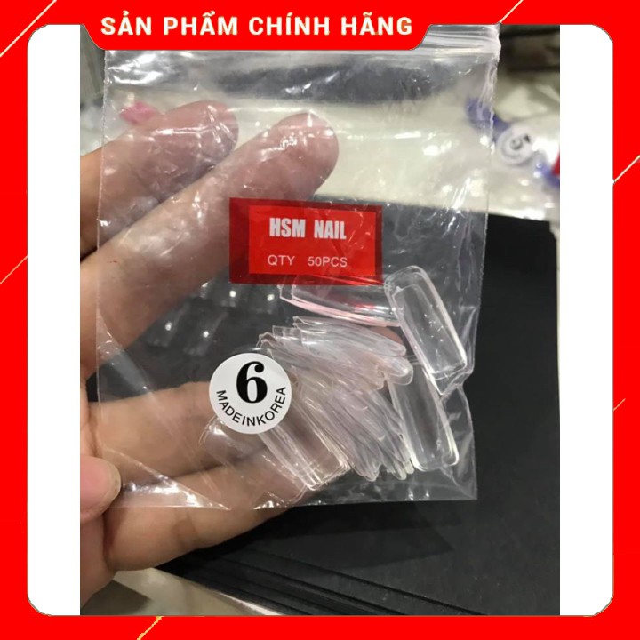 ( giá sỉ ) Móng úp lẻ size HSM màu trong suốt ( Rẻ vô địch )