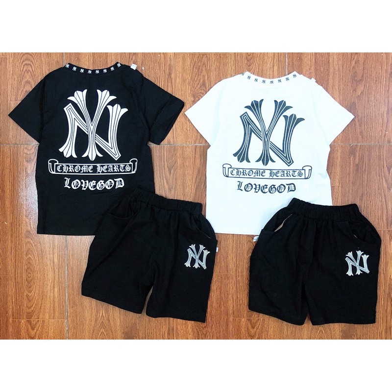 Bộ cộc cotton NY hot hit cá tính bé trai