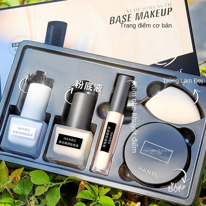 ☏๑♚Kem nền BB kháng nước Dưỡng ẩm  che khuyết điểm Cách ly và kiểm soát dầu lâu dài, không phấn phủ, trang nền, trọn bộ | BigBuy360 - bigbuy360.vn