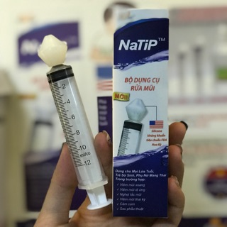 Combo 2 rửa mũi natip + 2 muối