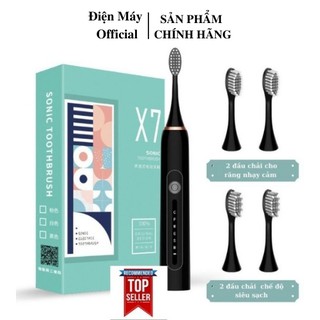 Bàn Chải Điện Sonic X7 Chính Hãng- Máy Đánh Răng Tự Động 6 Chế Độ Cao Cấp - Bàn Chải Đánh Răng Điện Tự Động Chống Nước