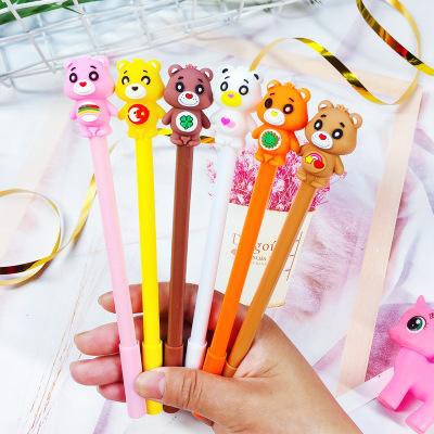 bút gấu in hình nổi D242 bút cute bút dễ thương bút  viết gel