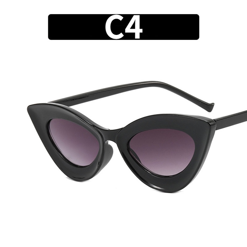 Kính Mát Mắt Mèo Chống Nắng Màu Sắc Kẹo Ngọt Thời Trang Cho Nữ