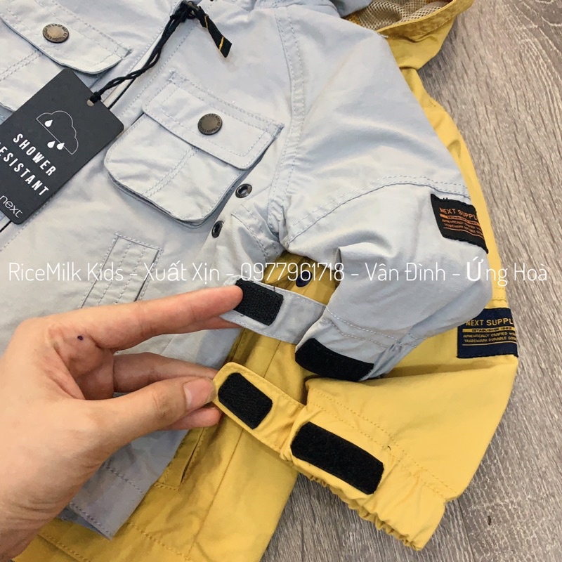 Áo khoác kaki chống thấm nước Next xuất dư xịn