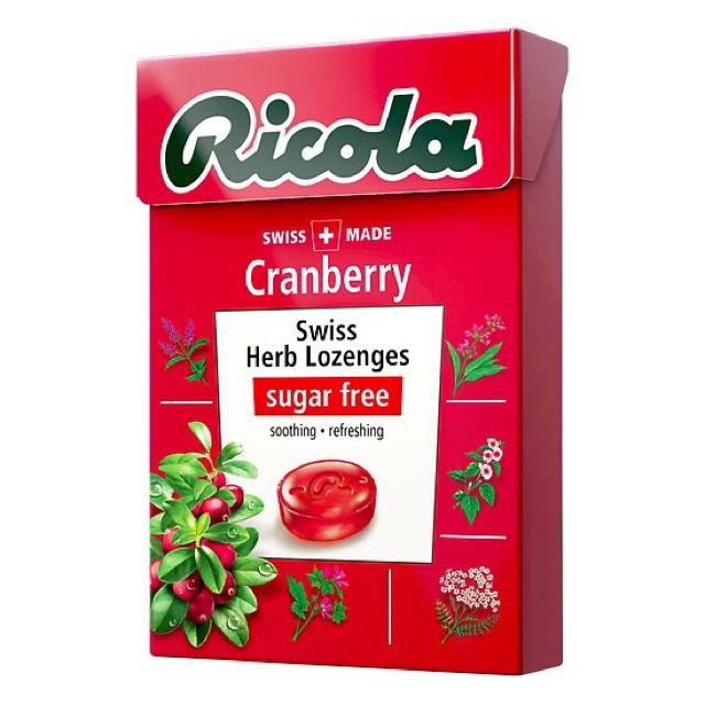 [Sale 50%] [5 Vị] Kẹo Ngậm Thảo Mộc Không Đường Ricola 40gr - Châu Âu